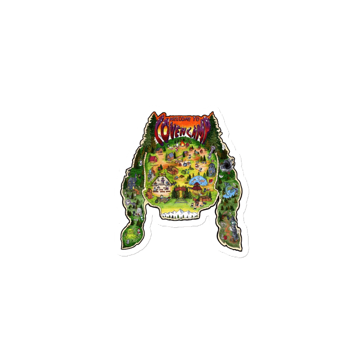 Coven camp Map '24 Magnet product image (1)