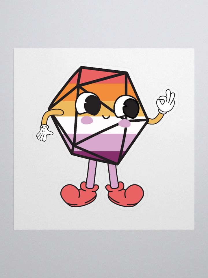 Lesbian Pride Sticker product image (1)