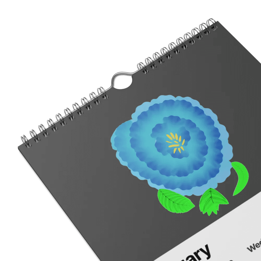 Isolated Flowers 2024 Calendar product image (16)