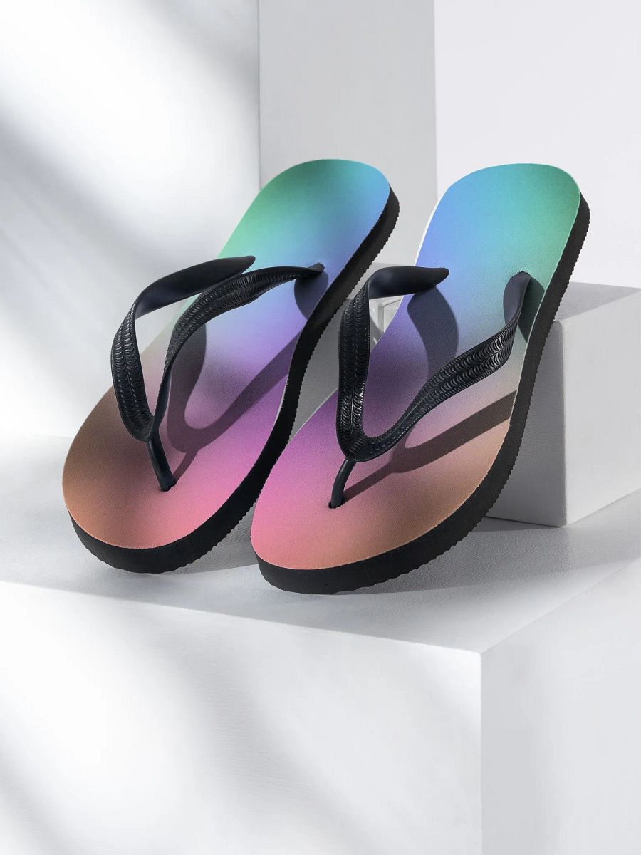 Rainbow Fusion Flip Flops product image (2)