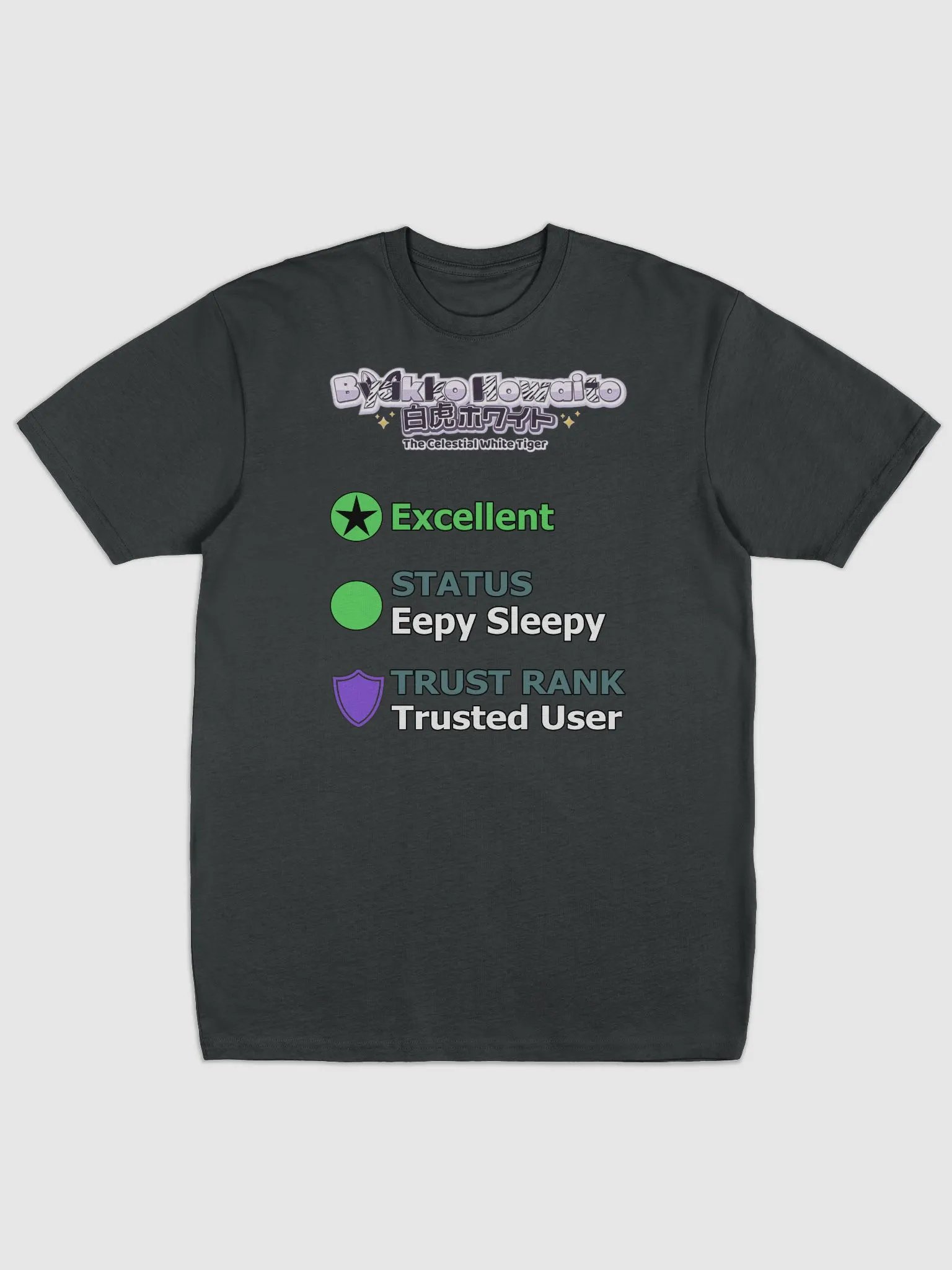 Premium Heavyweight Tee - Byakko VR Stats Eepy Sleepy Edition product image (1)