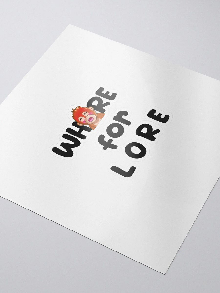 Lore Lover Sticker product image (3)