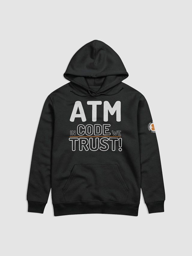 ATM in code we trust heavy hoodie product image (2)