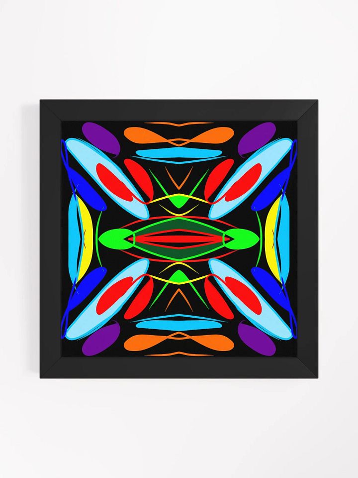 Symmetry in Color Framed Art Print product image (1)