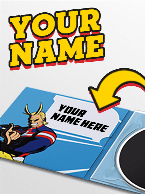 Your name inside every CD case product image (1)