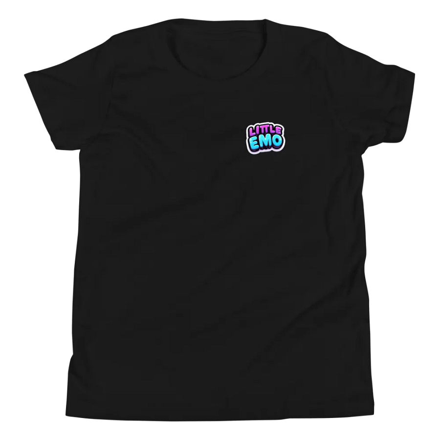 LITTLE EMO Bubble Text Youth, Emo Like Mum T-Shirt product image (5)