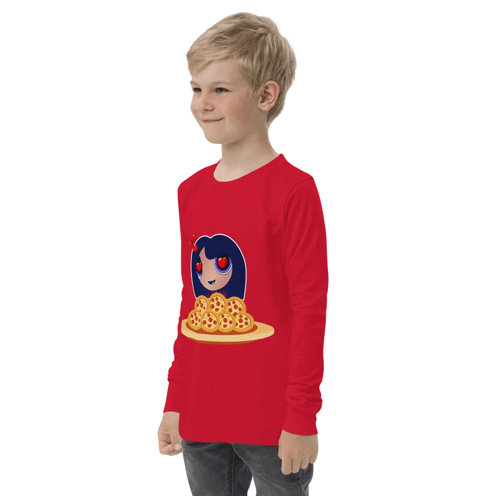 Youth Pizza Love Long Sleeve Top product image (3)