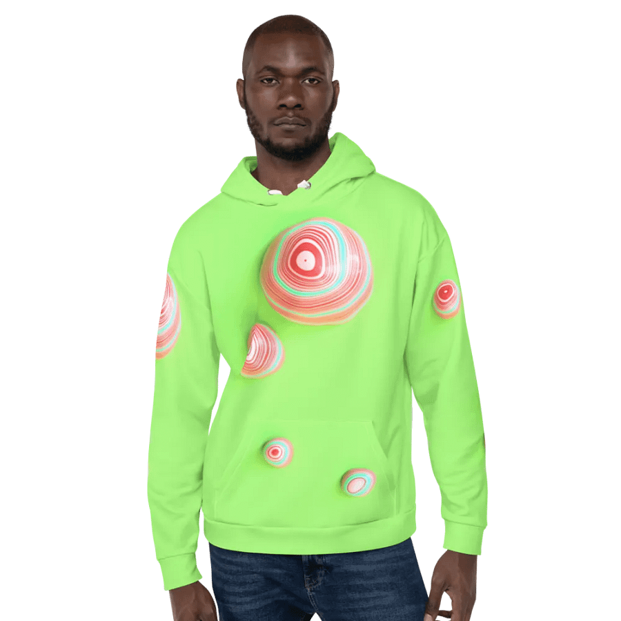 Dream of 3D Clams (unisex hoodie) product image (2)