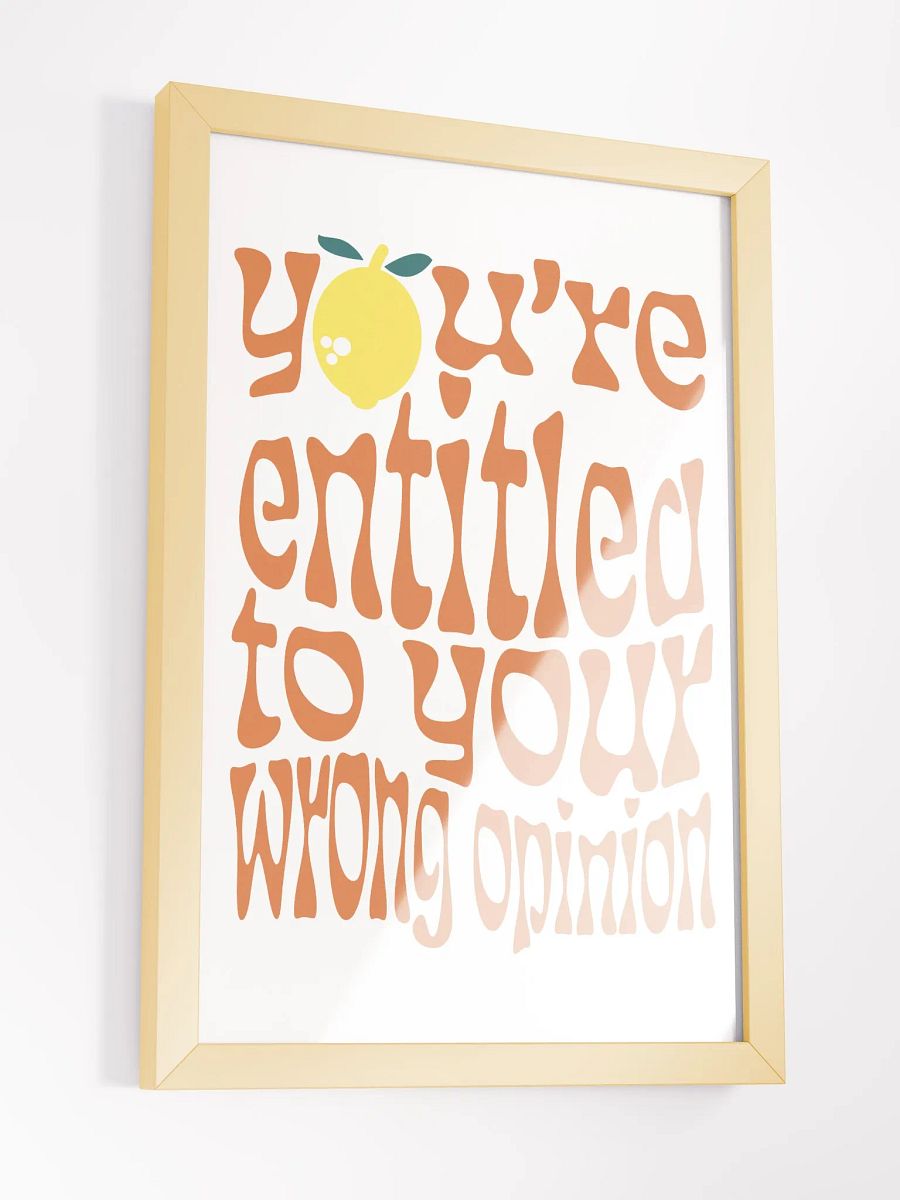 Opinion Poster product image (11)