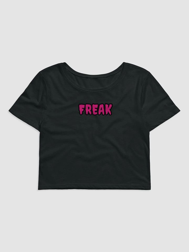 Rick G FREAK Women's Crop Top - PINK LOGO product image (2)