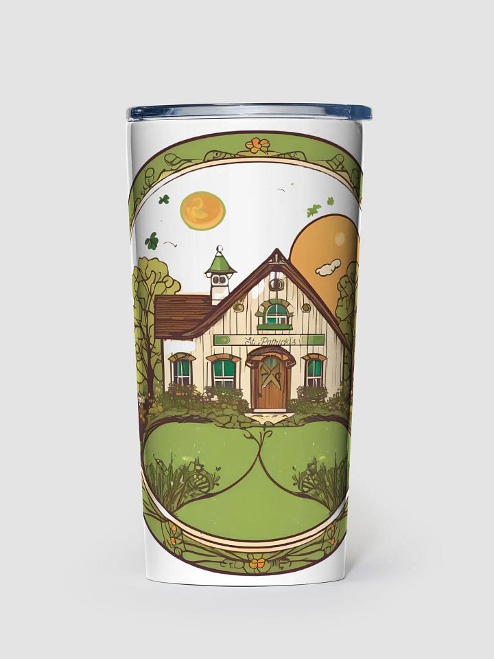Boho St Patrick’s Day Thermos Tumbler product image (1)