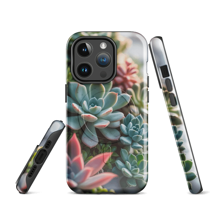 Succulent Serenade iPhone® MagSafe® Tough Case. product image (1)