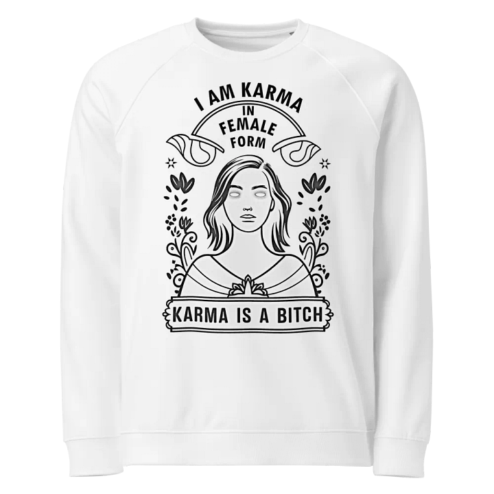 Karma's Gaze Unisex Organic Sweatshirt product image (1)