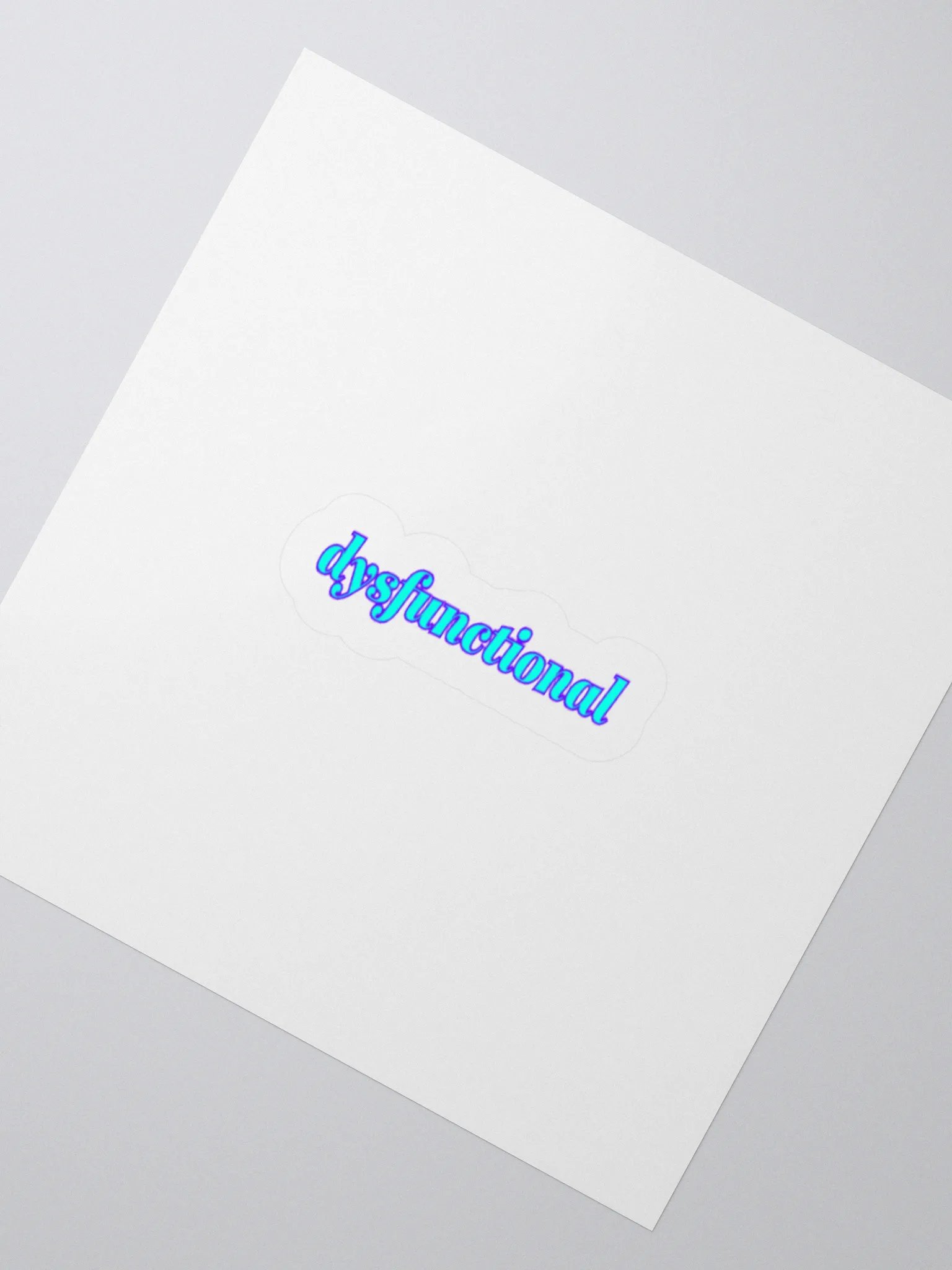 dysfunctional. Sticker product image (3)