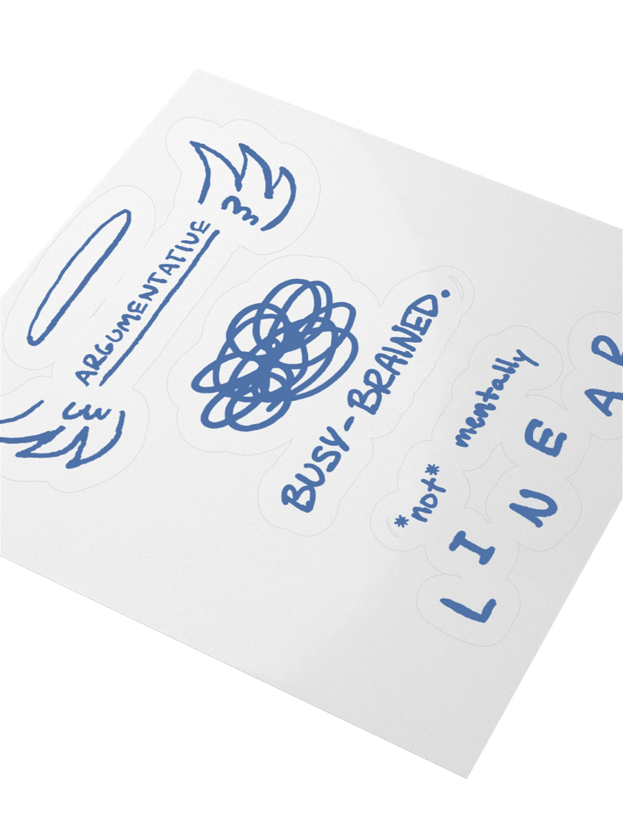 teal sticker pack #1 product image (8)