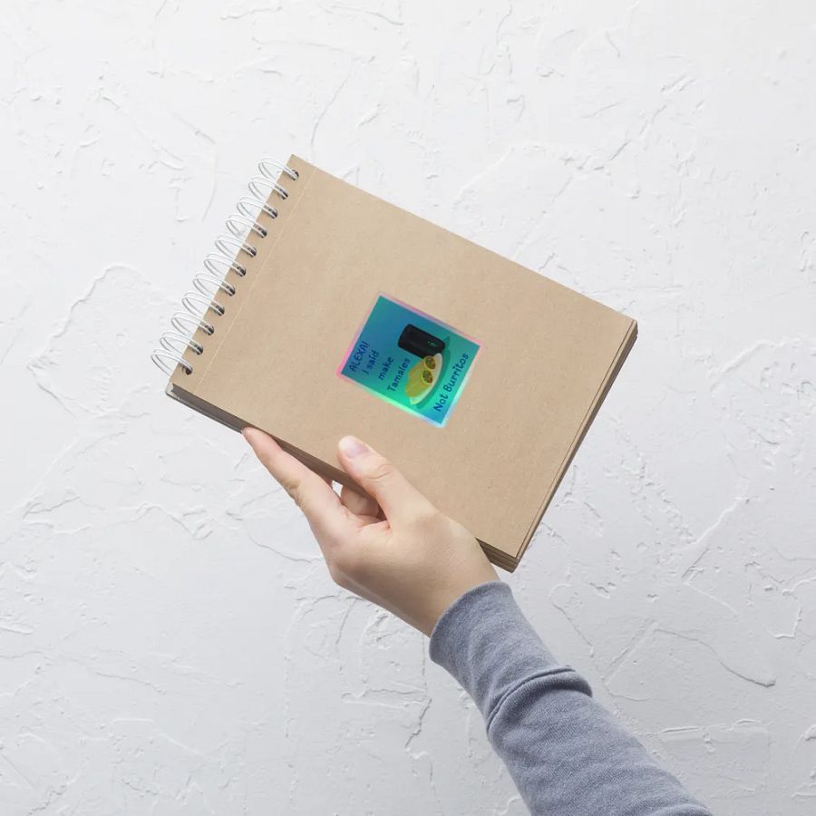 Alexa, Tamales Not Burritos Holographic Sticker Sheet product image (7)