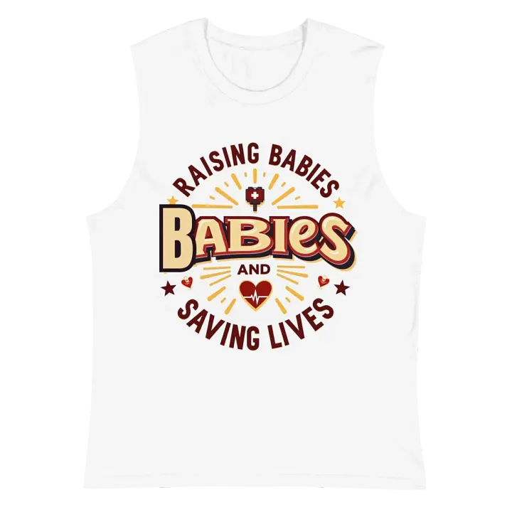mommy Rasing Babies and saving lives Muscle Tank product image (6)