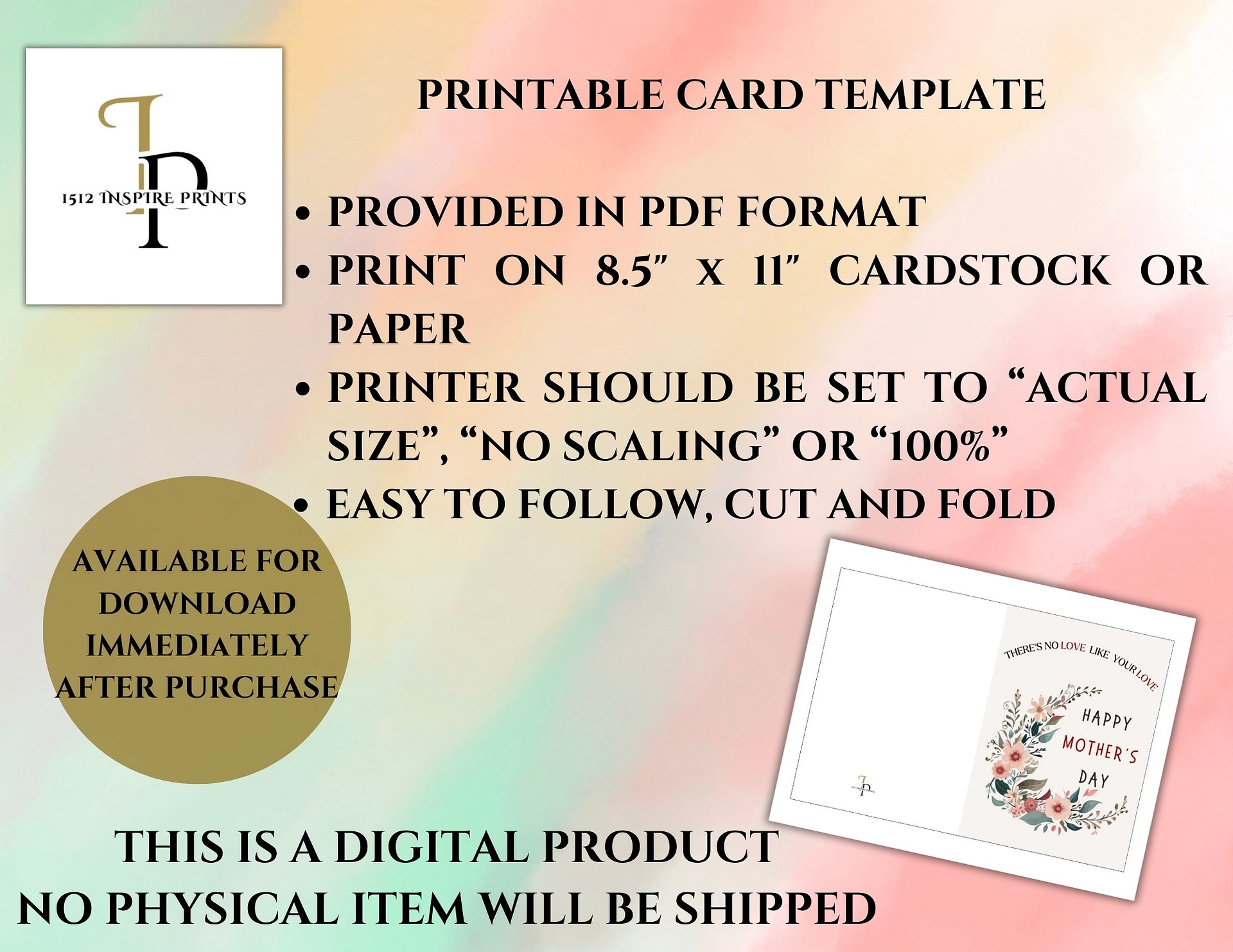 Your love Mother's Day Card product image (3)