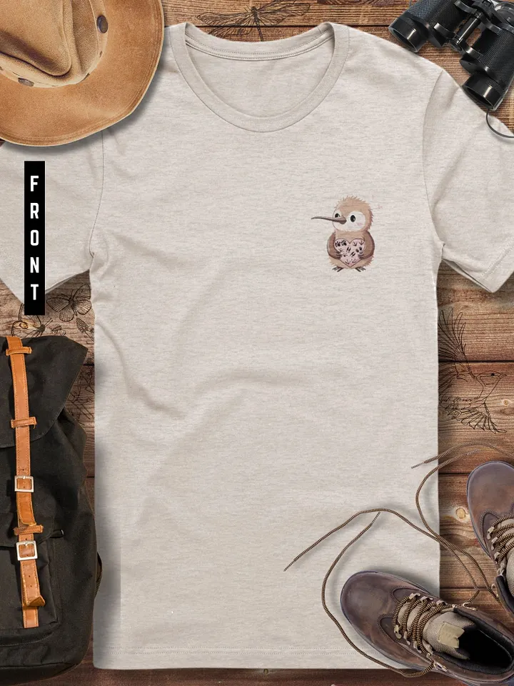 Kawaii Kiwi - Every Patient Leaves a Print, Wildlife Lover Gift, Cute Animal T-shirt product image (1)