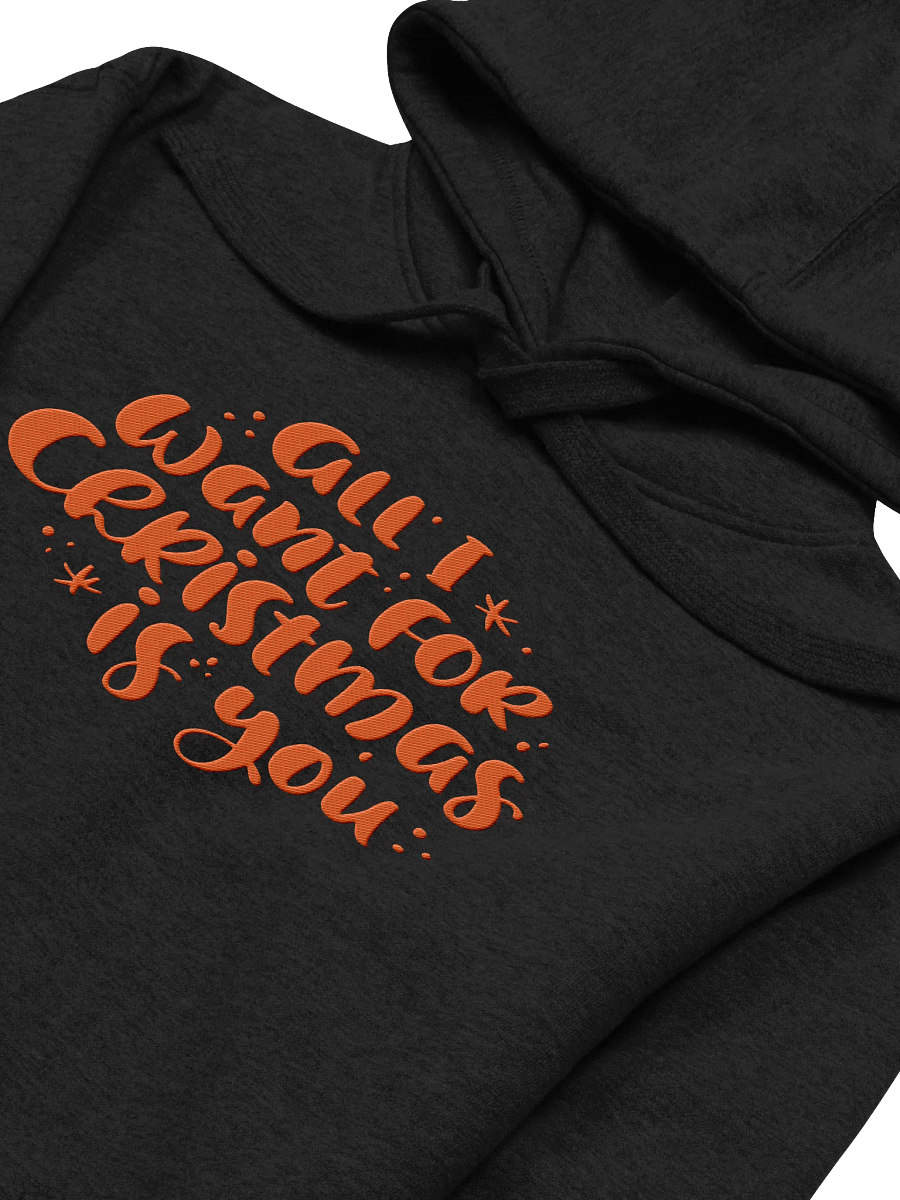 Festive Holiday Wishes Embroidered Unisex Premium Hoodie product image (3)