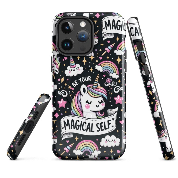 Whimsical Unicorn Magic MagSafe® Tough Case product image (4)