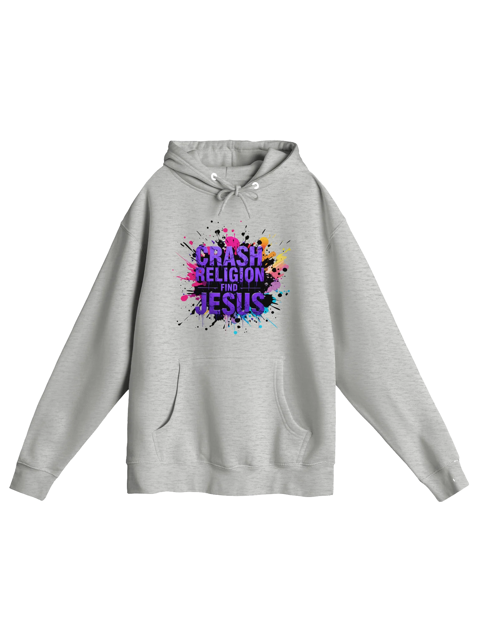 CRASH RELIGION. FIND JESUS. – GRAFFITI HOODIE product image (1)