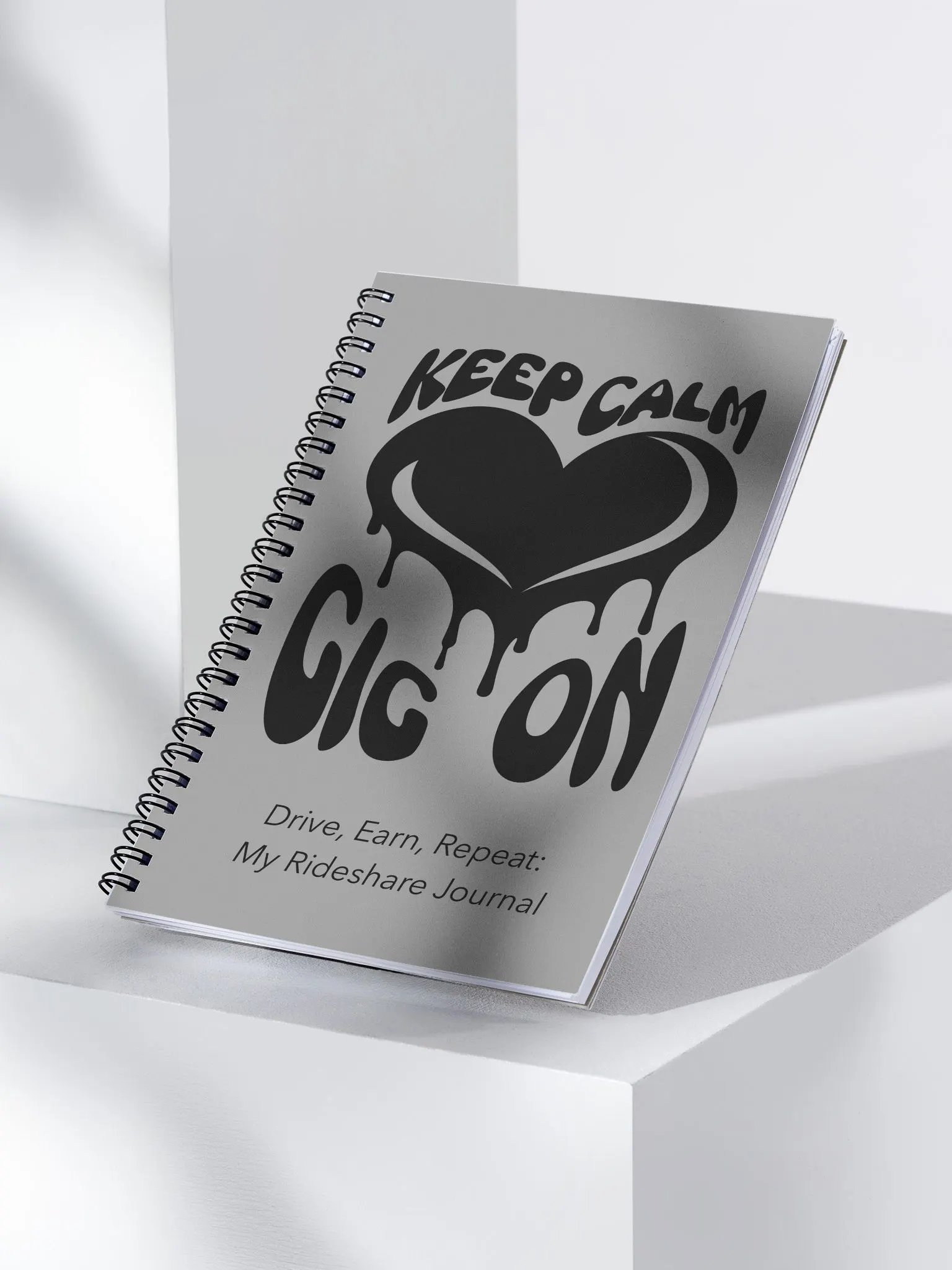 Keep Calm, Gig On Spiral Notebook Journal product image (3)