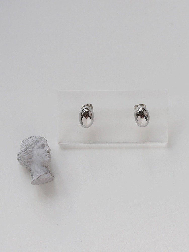 Classic Dome Stud Earrings | 18K Gold Plated product image (9)