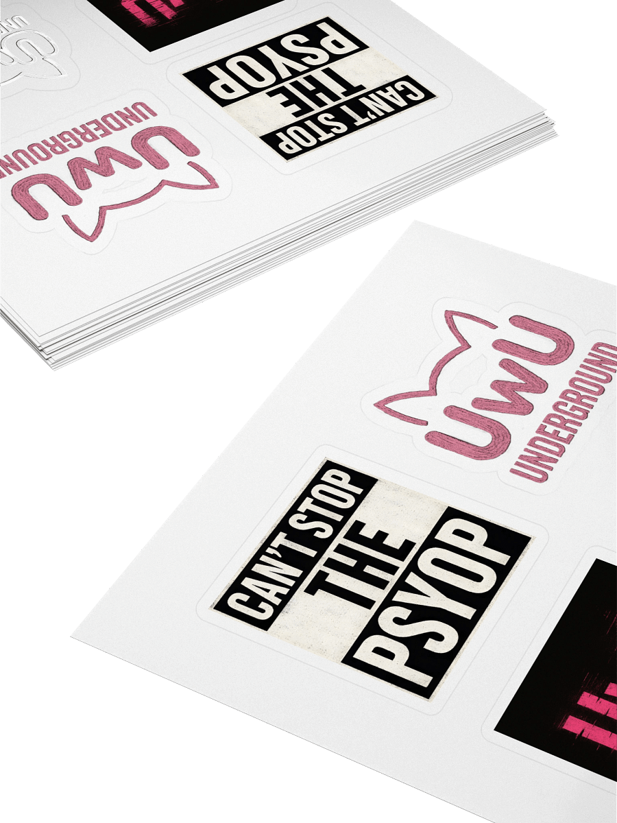 UwU Underground - Lappie Stickers product image (4)