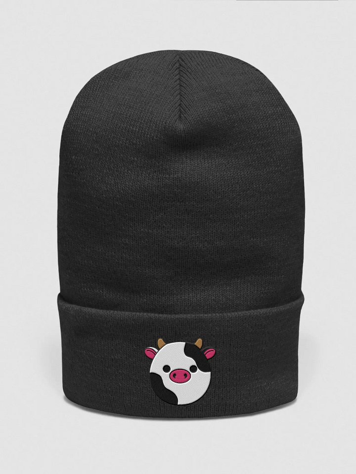 Squishy Cow Embroidered Beanie product image (5)