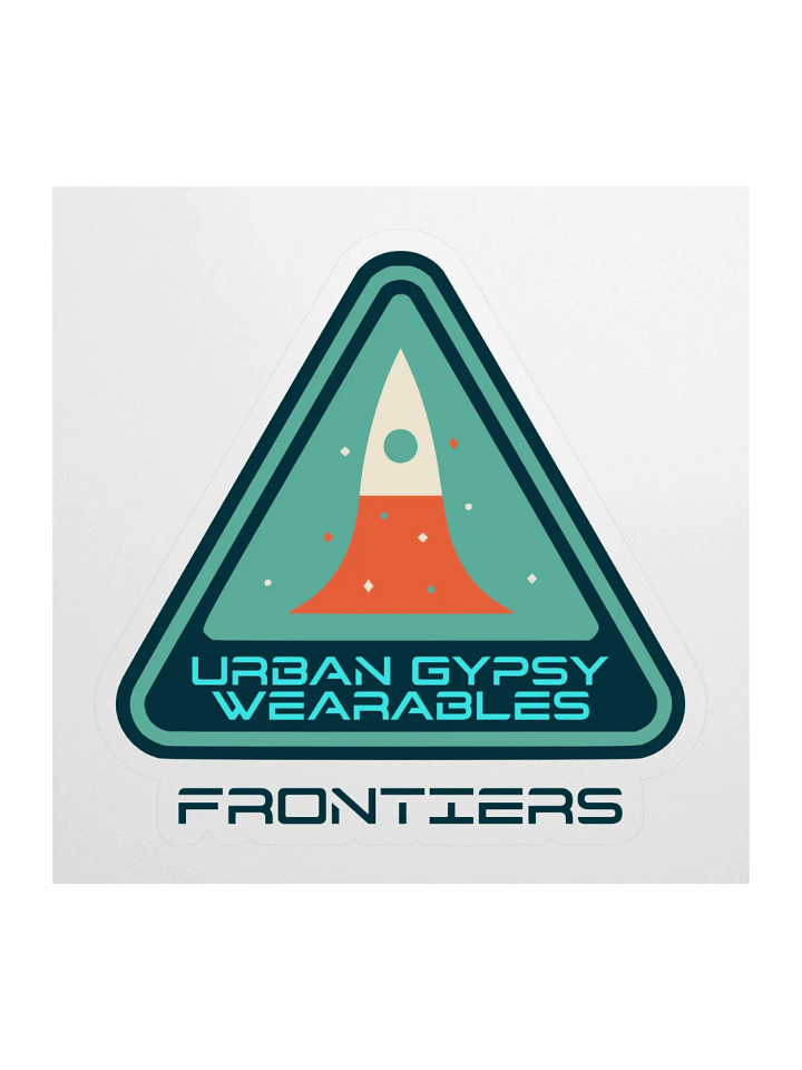 Frontiers Rocket Kiss Cut Sticker product image (1)
