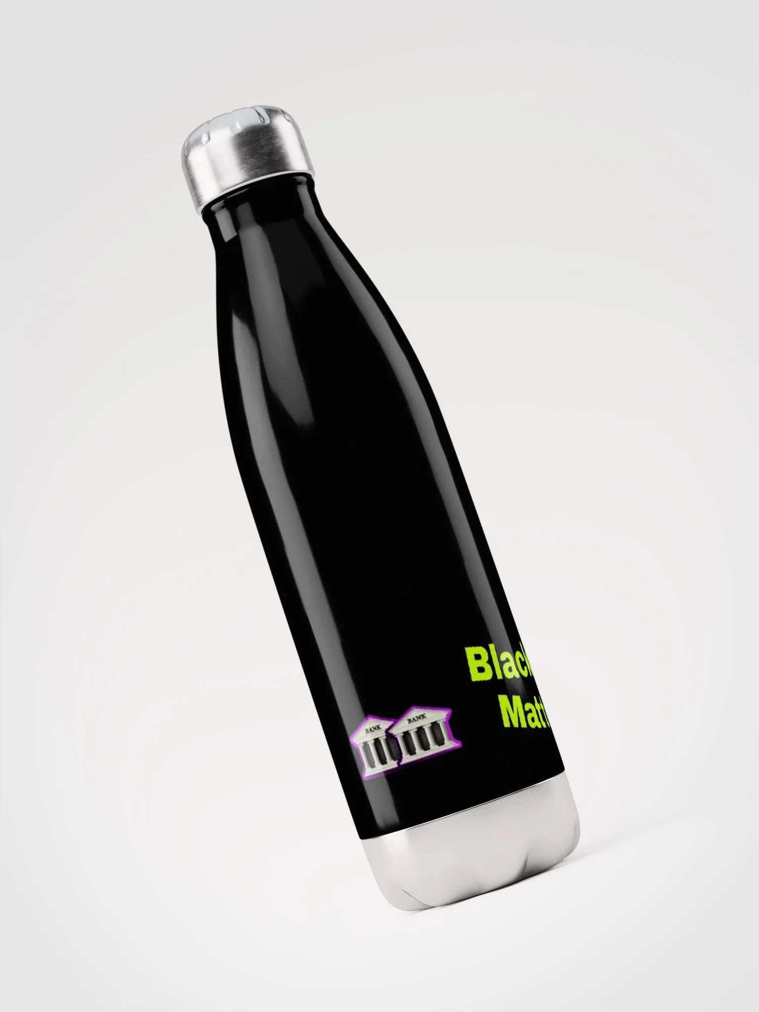 Black Banks Matter 24/7 Stainless Steel Water Bottle product image (3)