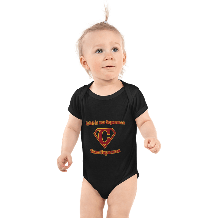 Superman-Inspired Caleb Baby Bodysuit product image (1)