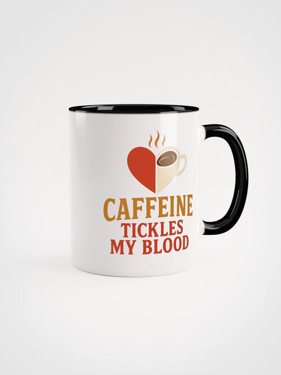 Caffeine Tickles My Blood Accent Mug product image (2)