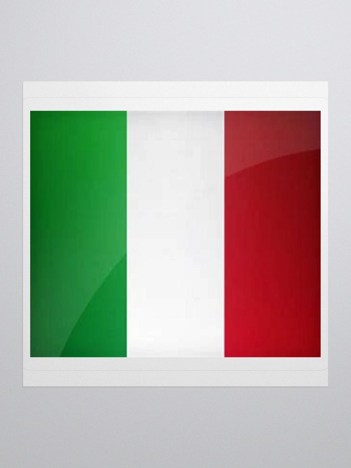 Italy Flag Sticker | Green White Red Design | Durable Vinyl | 3 Sizes product image (1)