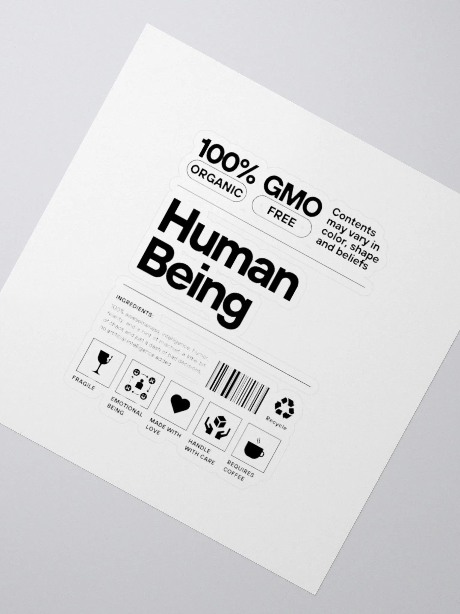 Human Being: Sticker product image (5)