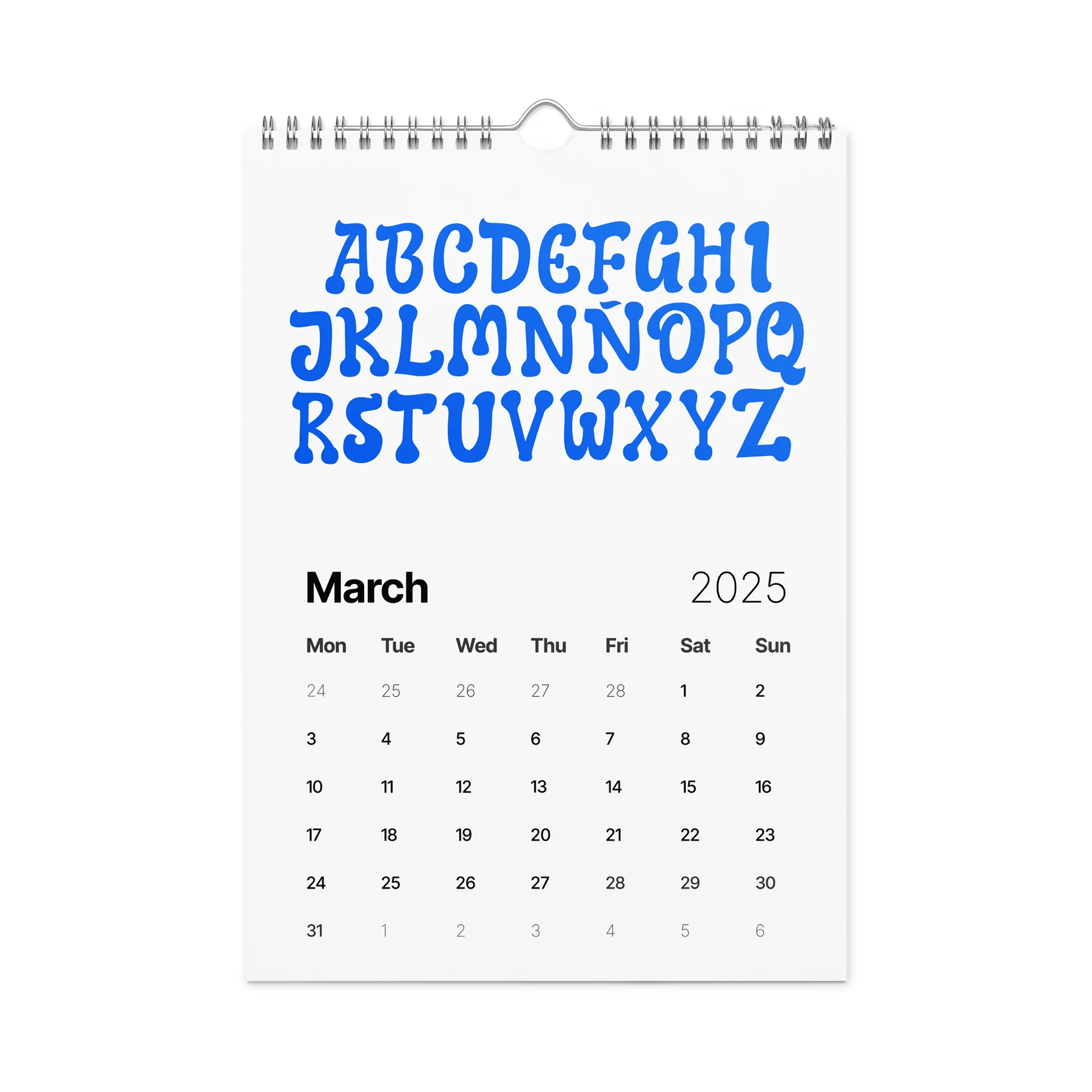 Abcdiarios calendar 2026 product image (4)