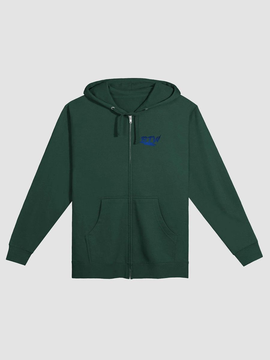 BTW Mens fleece zip up hoodie product image (1)