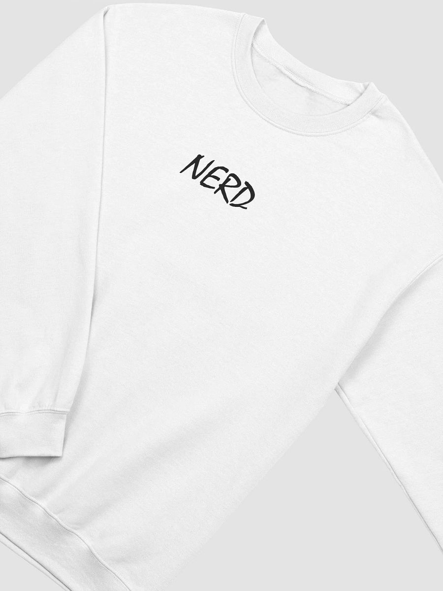 Black Writing NERD Sweatshirt product image (32)