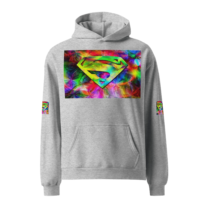 Psychedelic Superman Shield Hoodie product image (1)