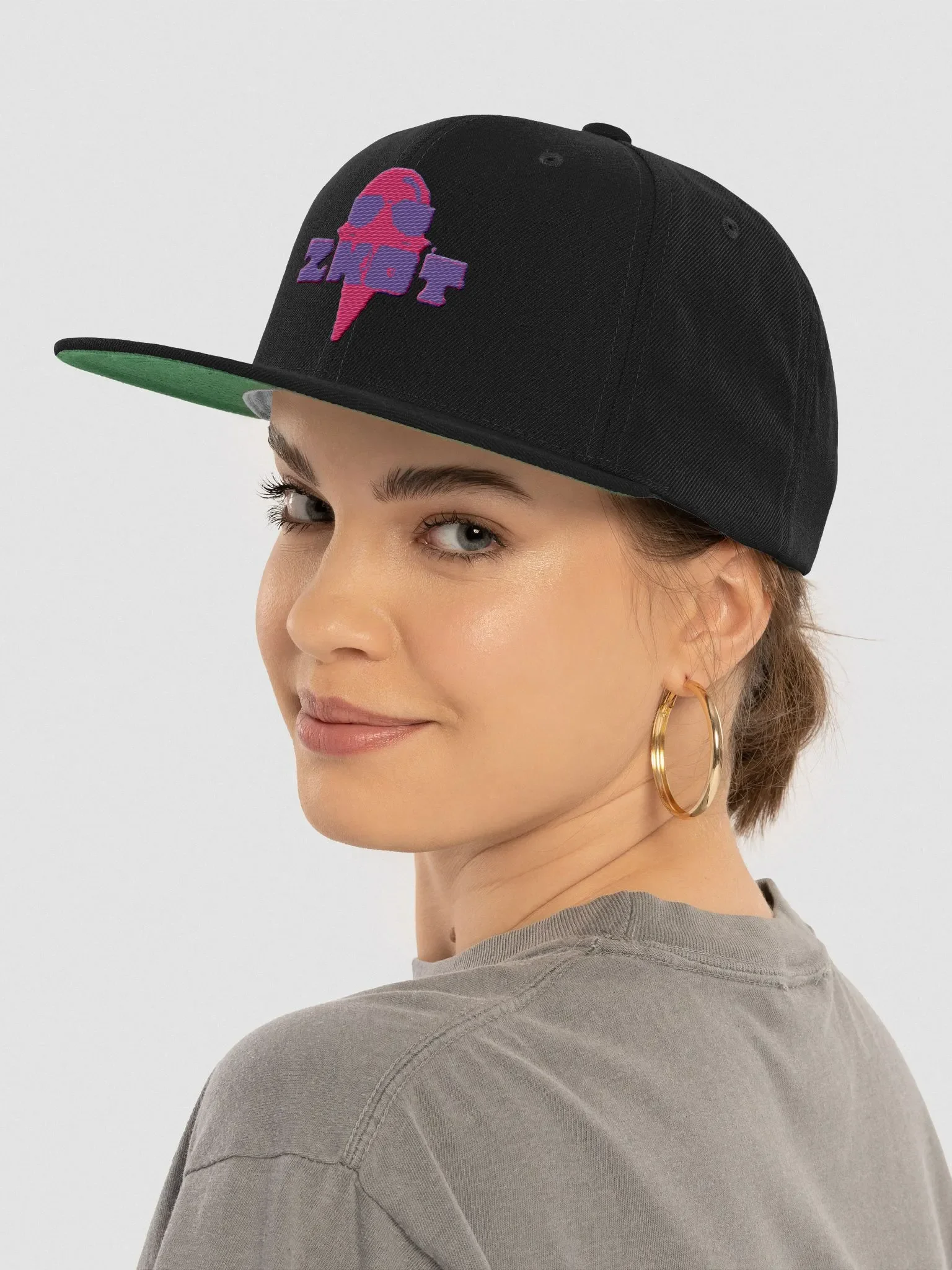 Pink Logo ZKOT Snapback - Show your Support with Style - Headwear product image (5)