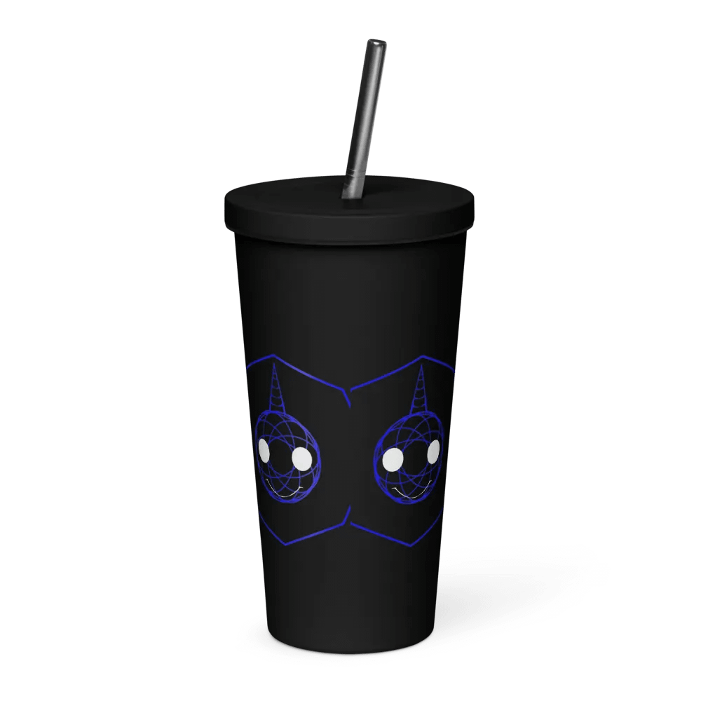 narwhal labs black steel water cup product image (2)