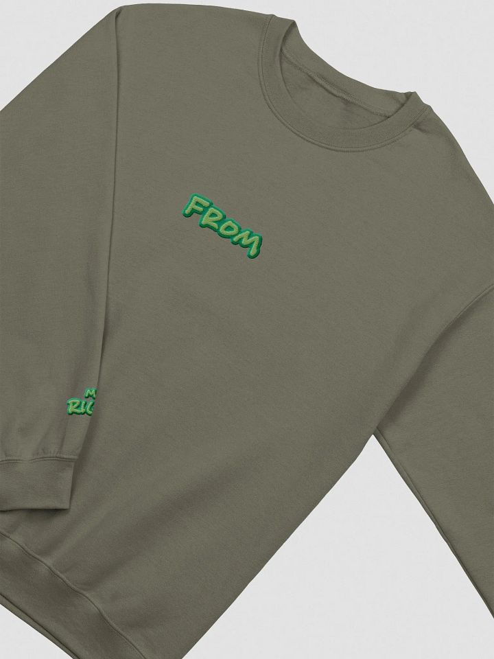 my left from my right embroidered crewneck (MOSS DESIGN) product image (1)
