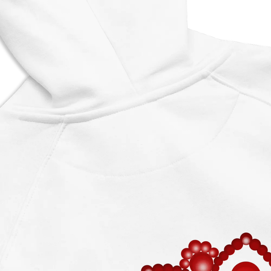 Red Dot Mandala Unisex Eco Hoodie product image (5)