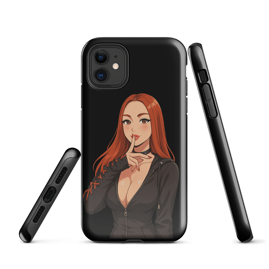 Black Widow Shhh Tough Case for iPhone® product image (1)