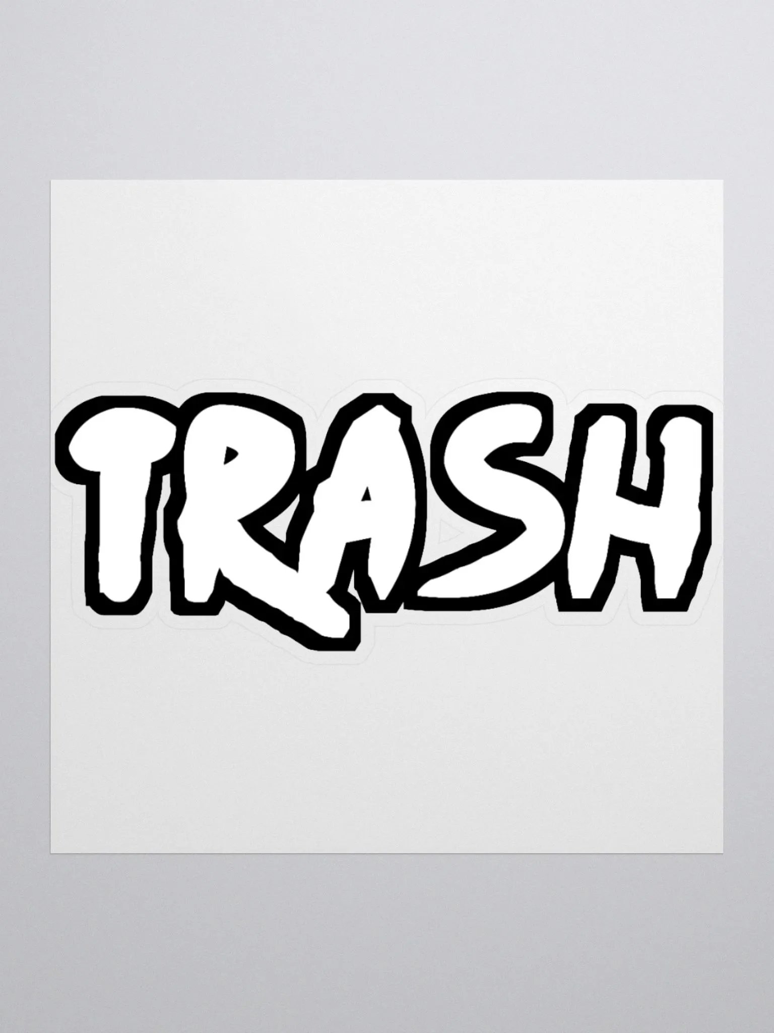 Trash Kiss-Cut Sticker product image (1)