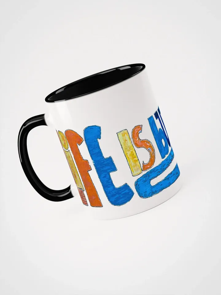 Life is but a Dream Ceramic Mug with Color Inside product image (1)