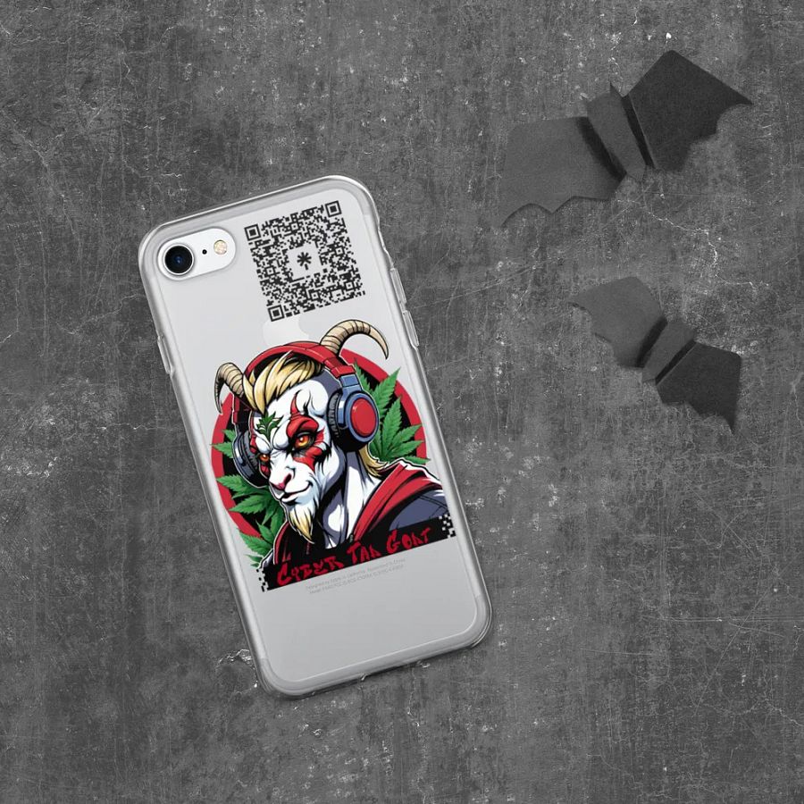 Goat iphone clear case product image (332)