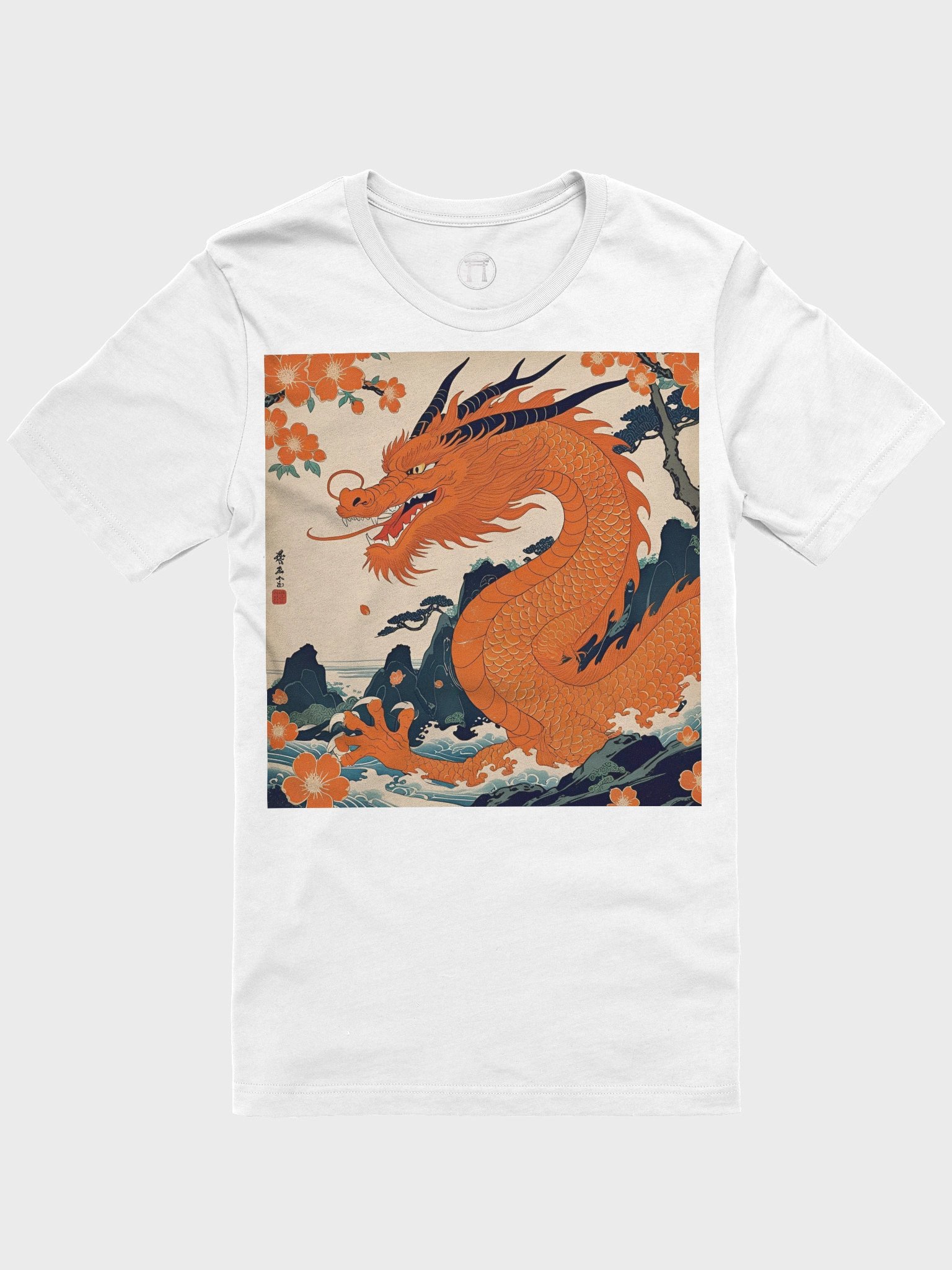 Ryoshin - Orenji no Ryū (Orange Dragon), Ancient Ryū Collection, T-Shirt, Front Design product image (1)