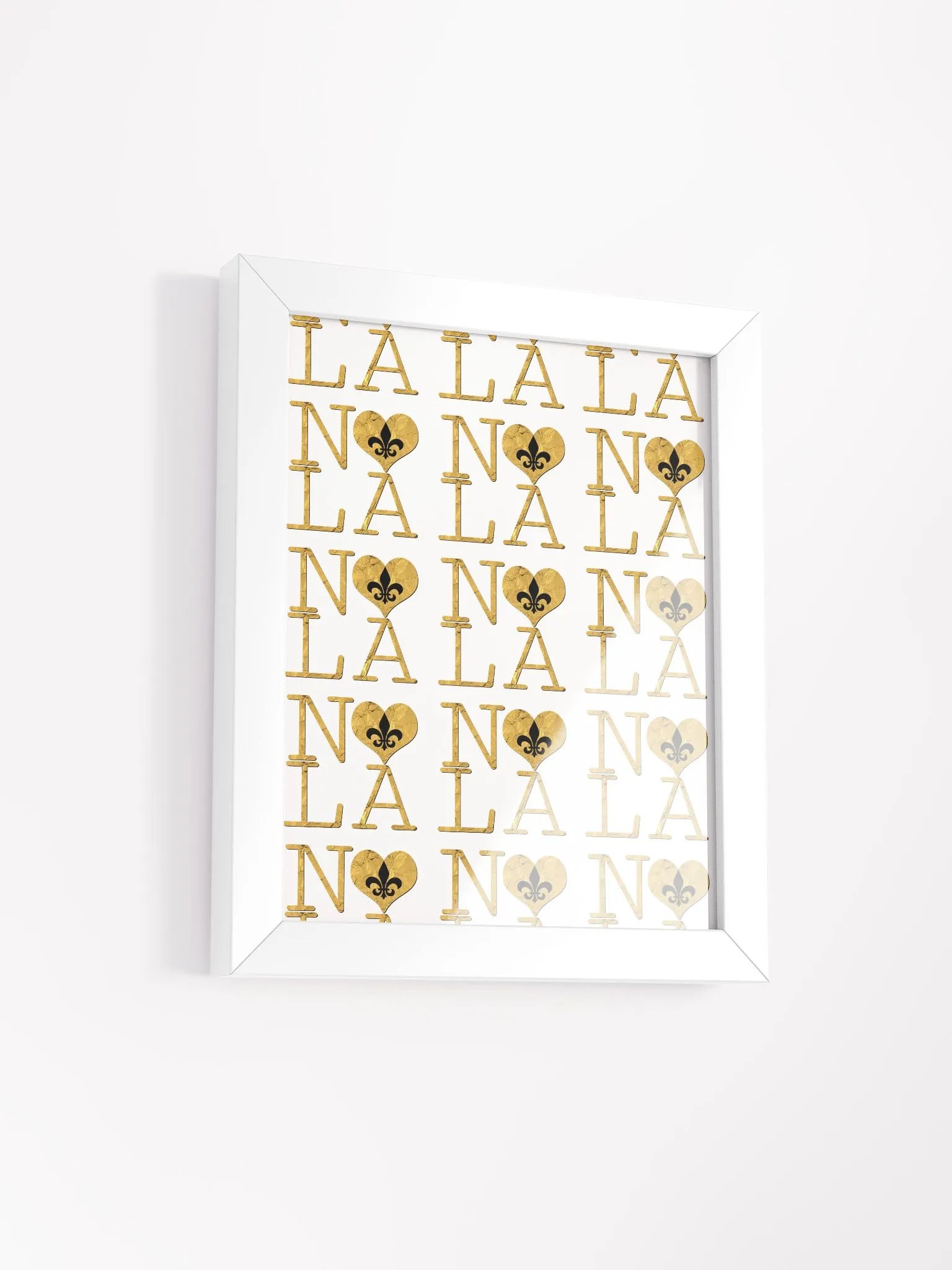 I LOVE NOLA **LEGACY POSTER** (GOLD WRAP FULL INFINITY WRAP) product image (2)